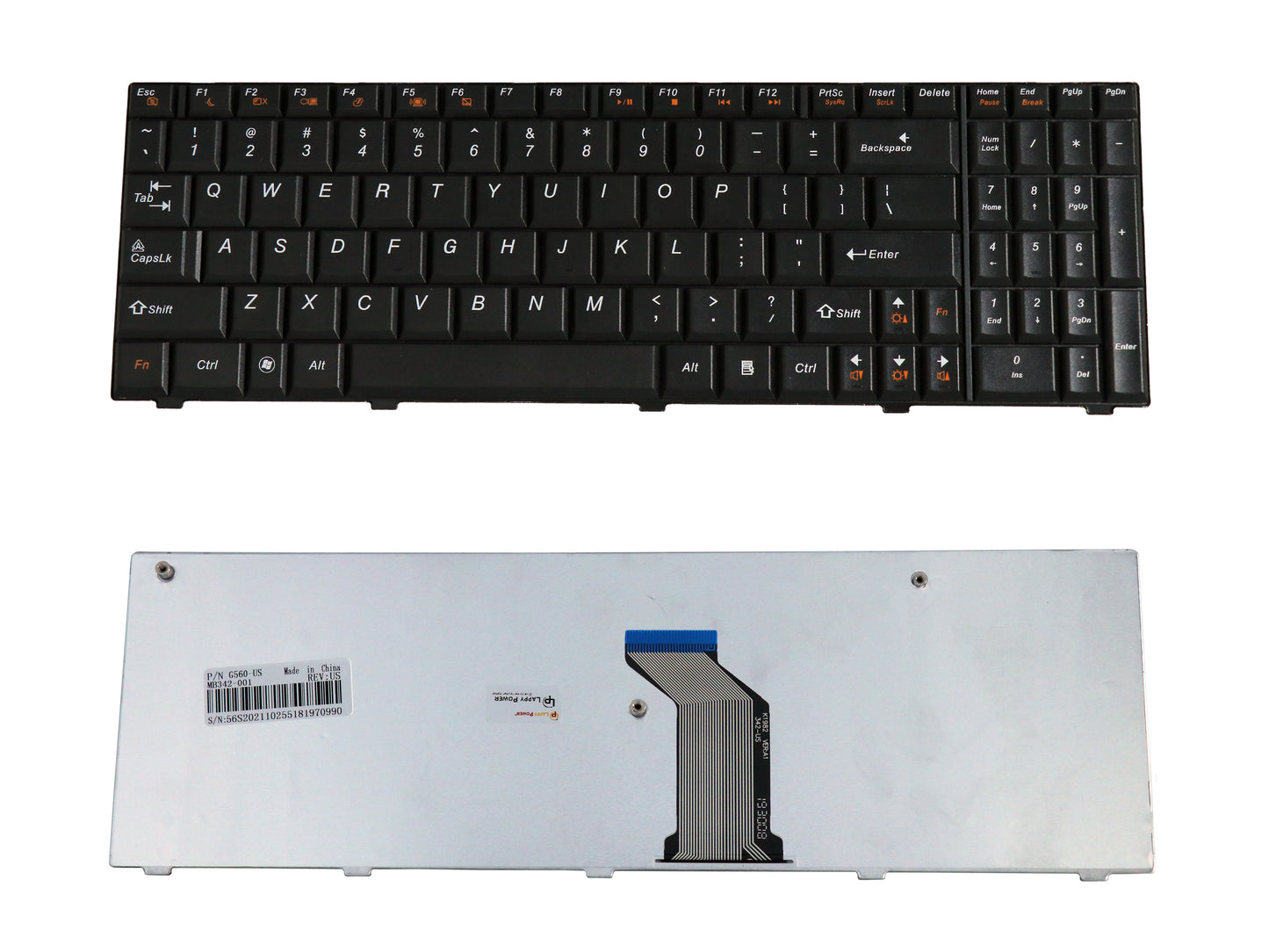 Laptop Keyboard compatible for LENOVO G560