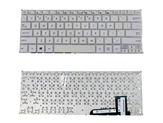 Laptop Keyboard compatible for ASUS X201 WHITE