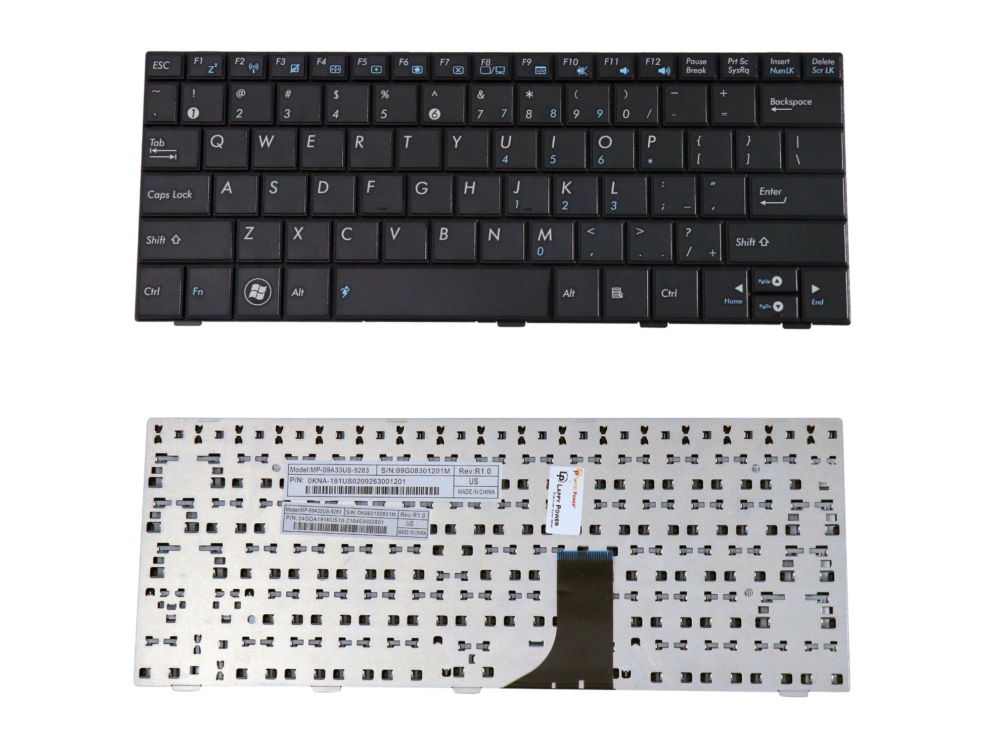 Laptop Keyboard compatible for ASUS 1005 HA / 1008