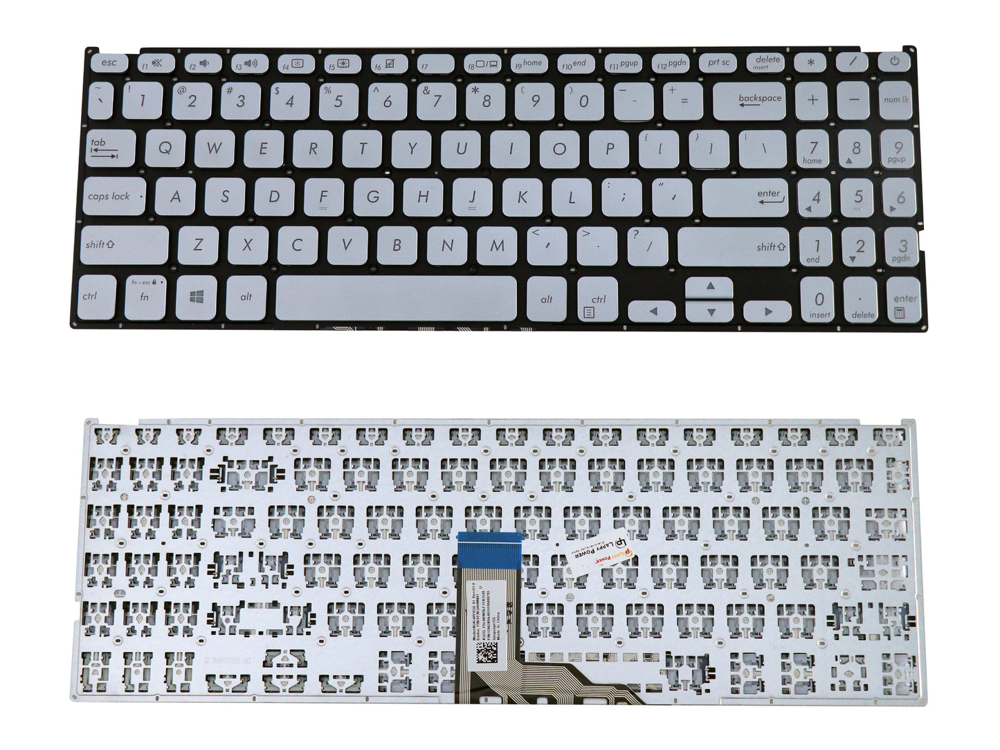 Laptop Keyboard compatible for ASUS X512 SILVER KEYBOARD
