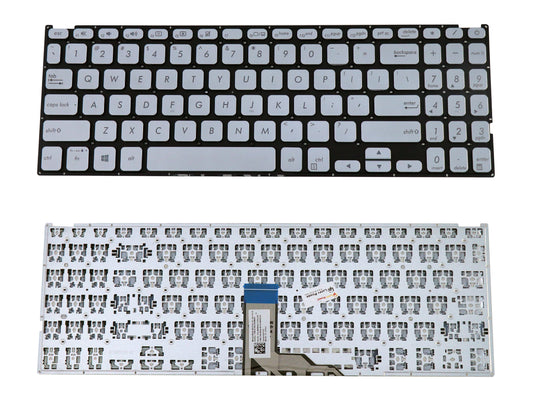 Laptop Keyboard compatible for ASUS X512 SILVER KEYBOARD