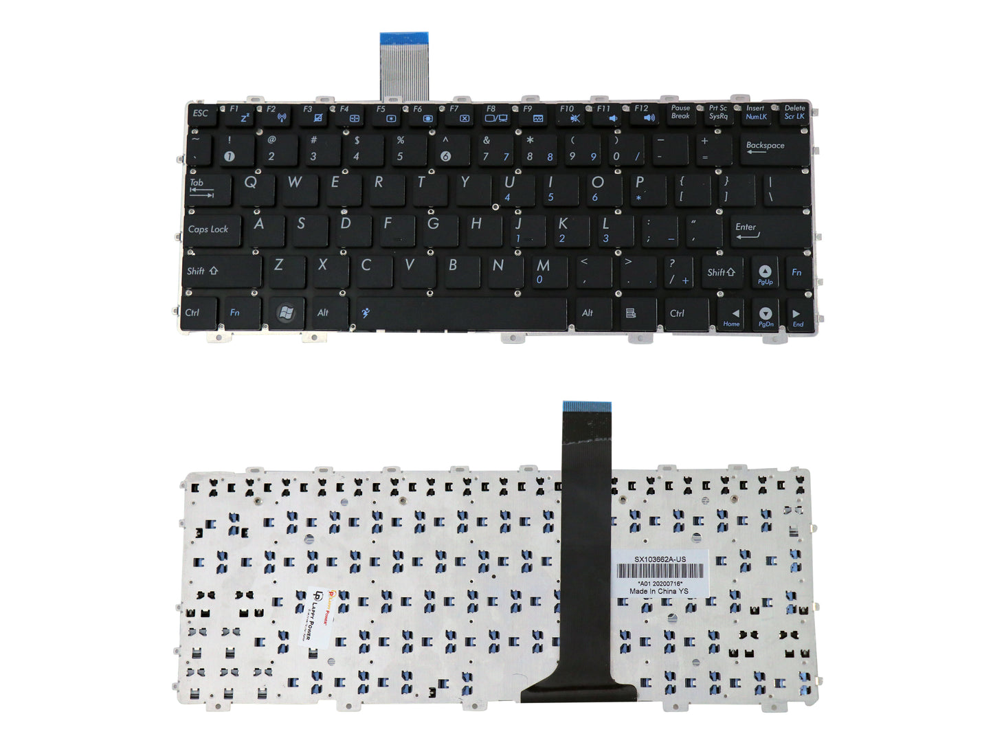 Laptop Keyboard compatible for ASUS 1015 BLACK