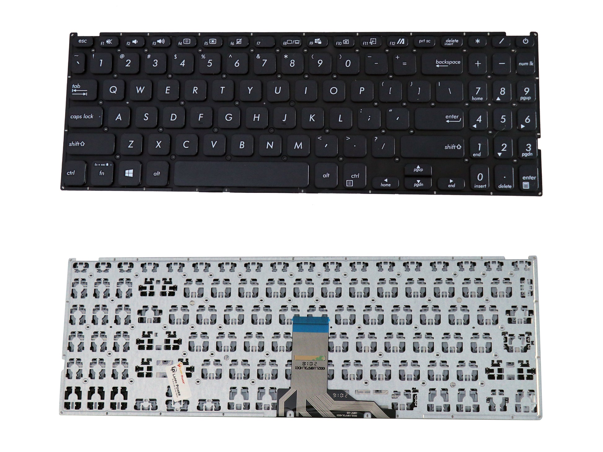 Laptop Keyboard compatible for ASUS X509 / X515 BLACK