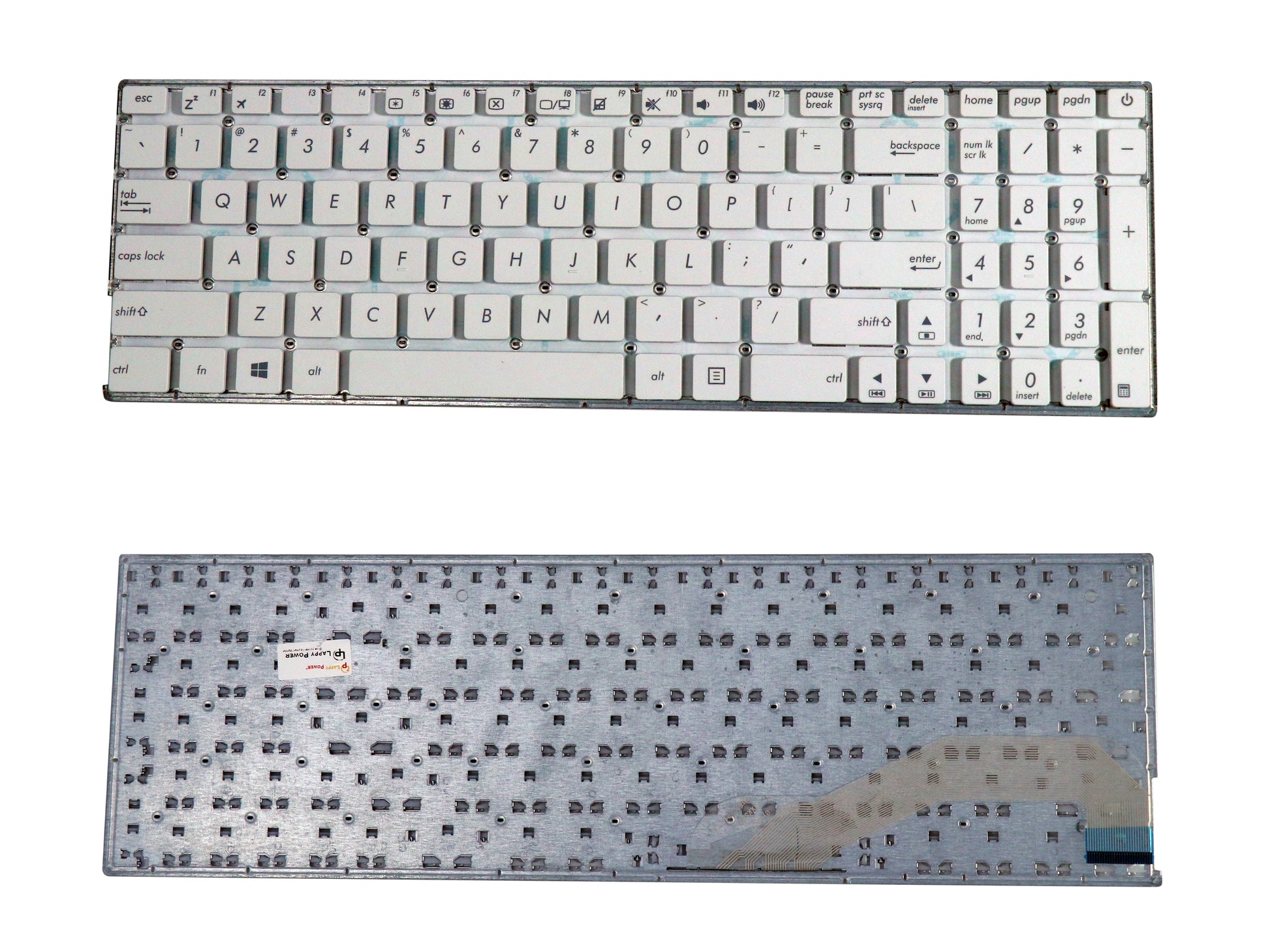 Laptop Keyboard compatible for ASUS X540 WHITE