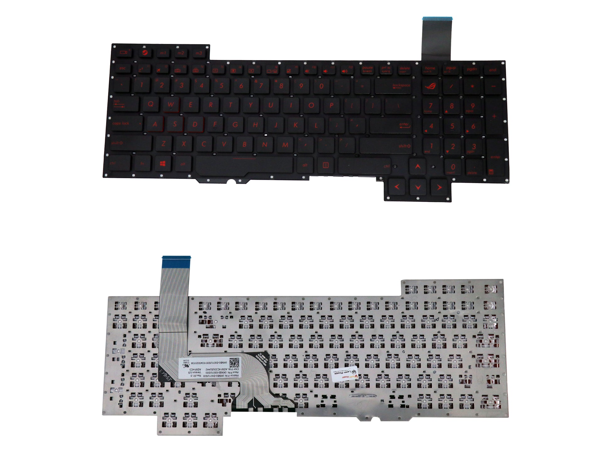 Laptop Keyboard compatible for ASUS G751 BLACK & RED