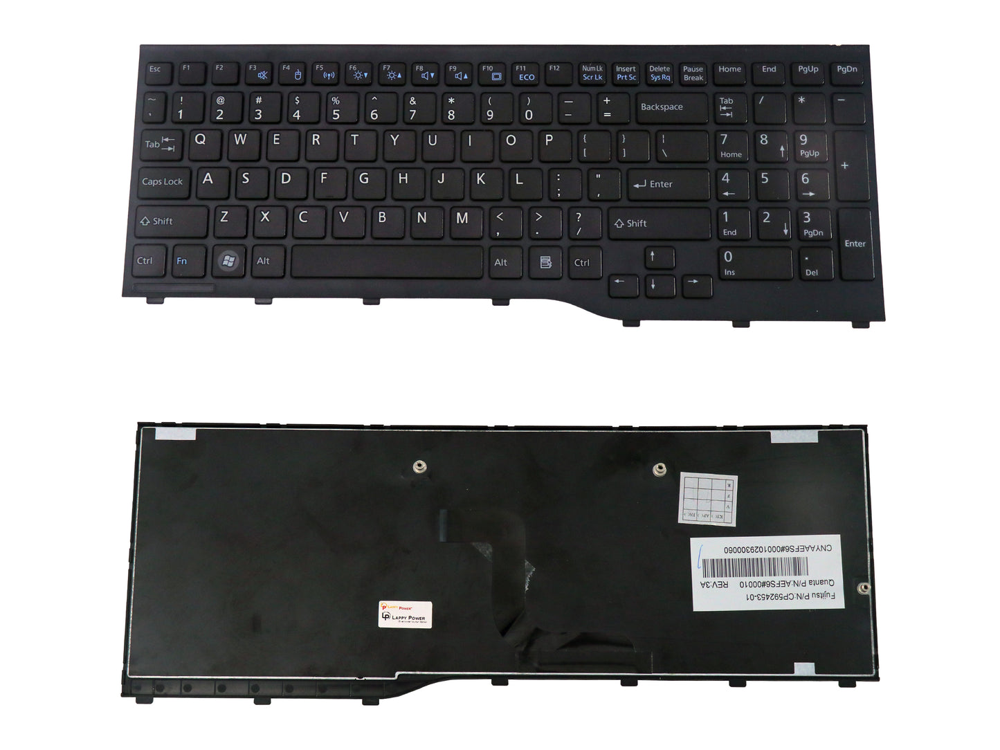 Laptop Keyboard compatible for HCL FUJITSU AH552 WITH FRAME