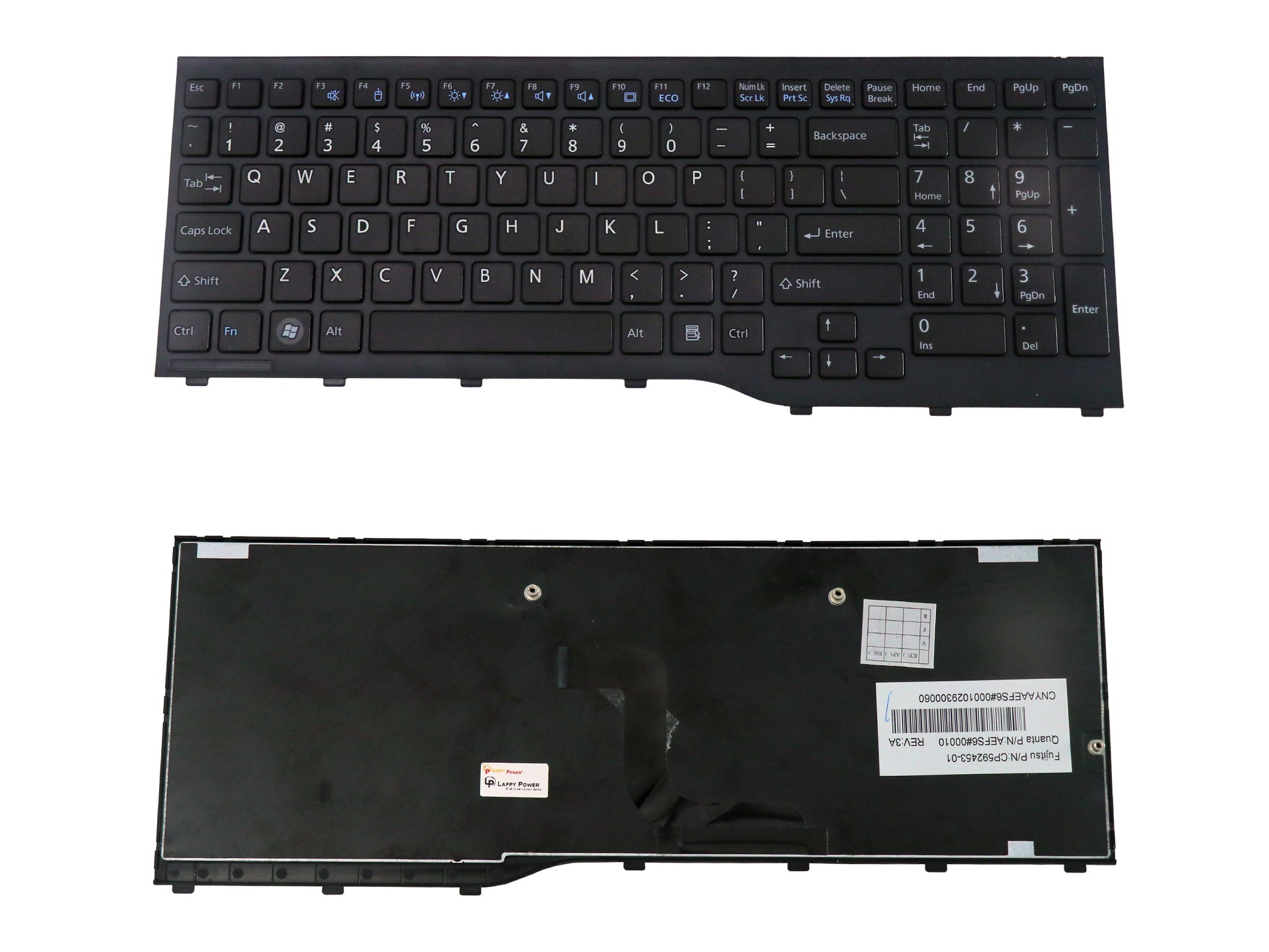 Laptop Keyboard compatible for HCL FUJITSU AH552 WITH FRAME