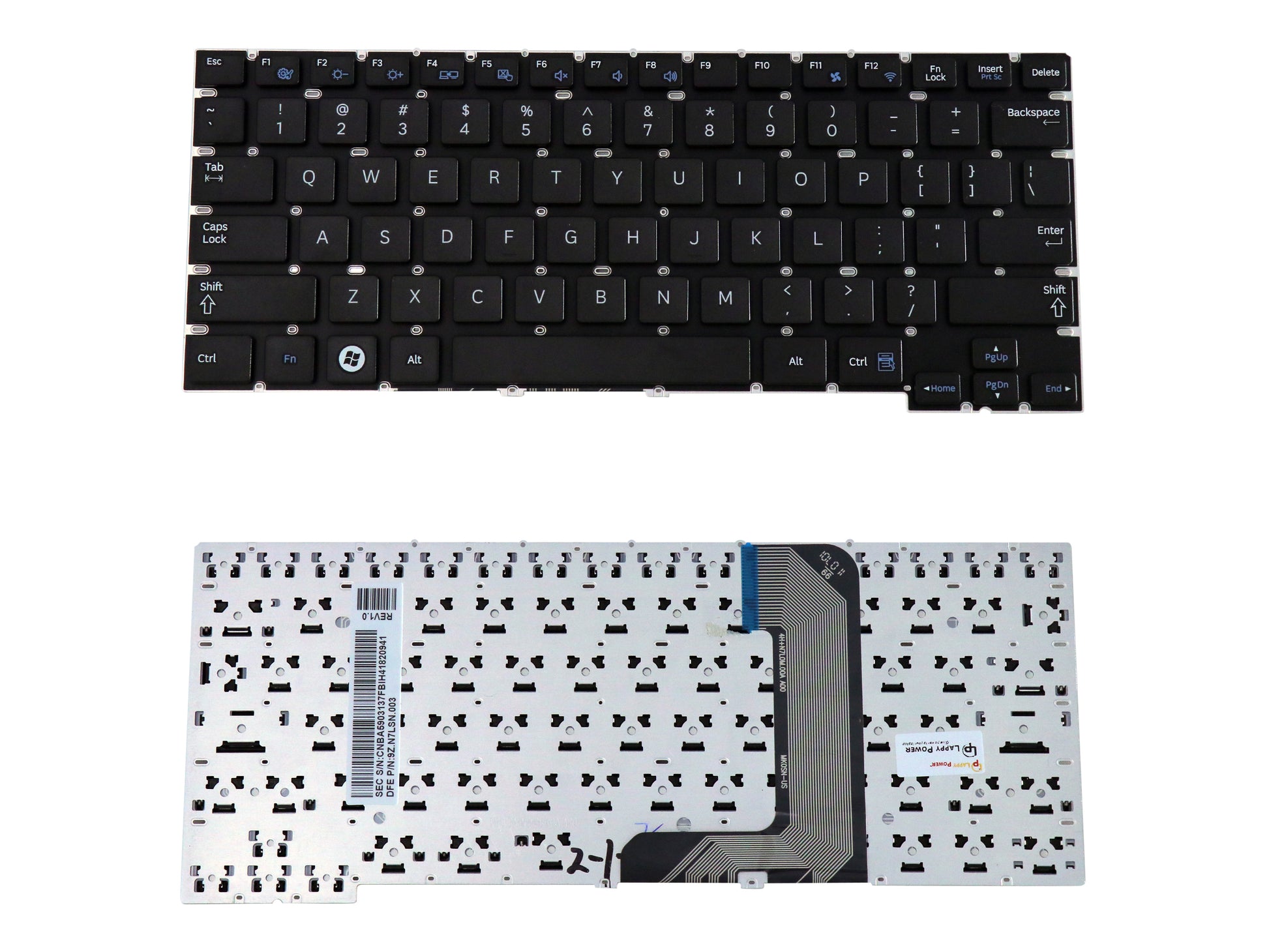Laptop Keyboard compatible for SAMSUNG NP300U1A
