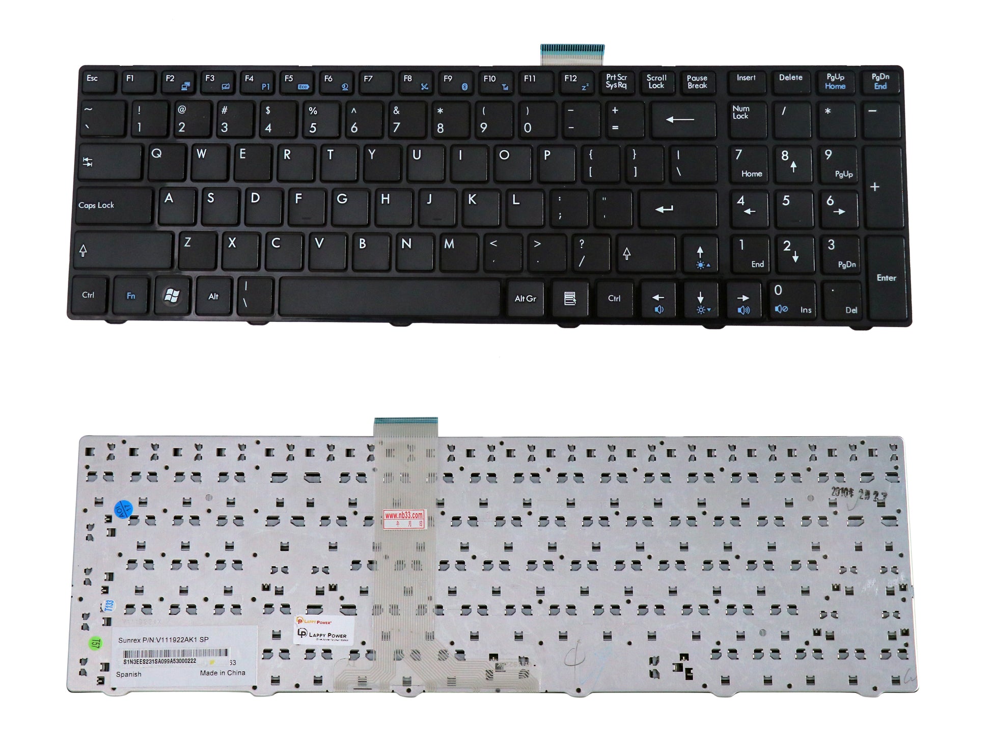 Laptop Keyboard compatible for HCL CR600 / CR620 / A6200