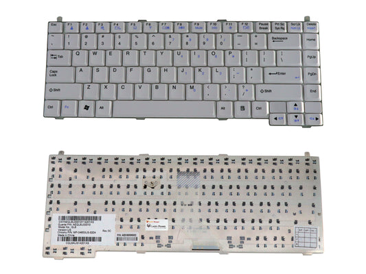 Laptop Keyboard compatible for LG R410 / R480 WHITE