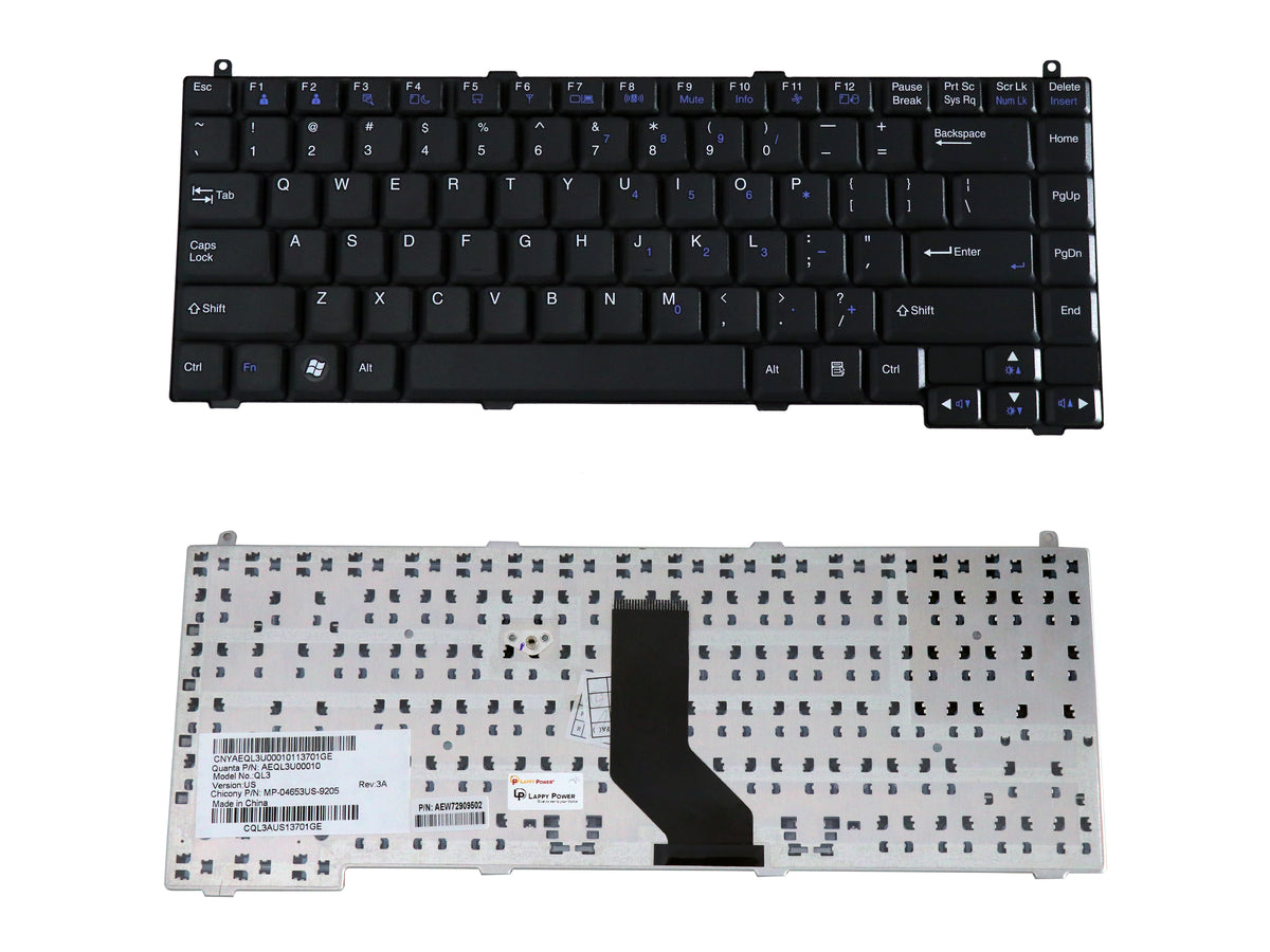 Buy Laptop Keyboard compatible for LG R410/ R480 BLACK / C300/C400/C500 ...