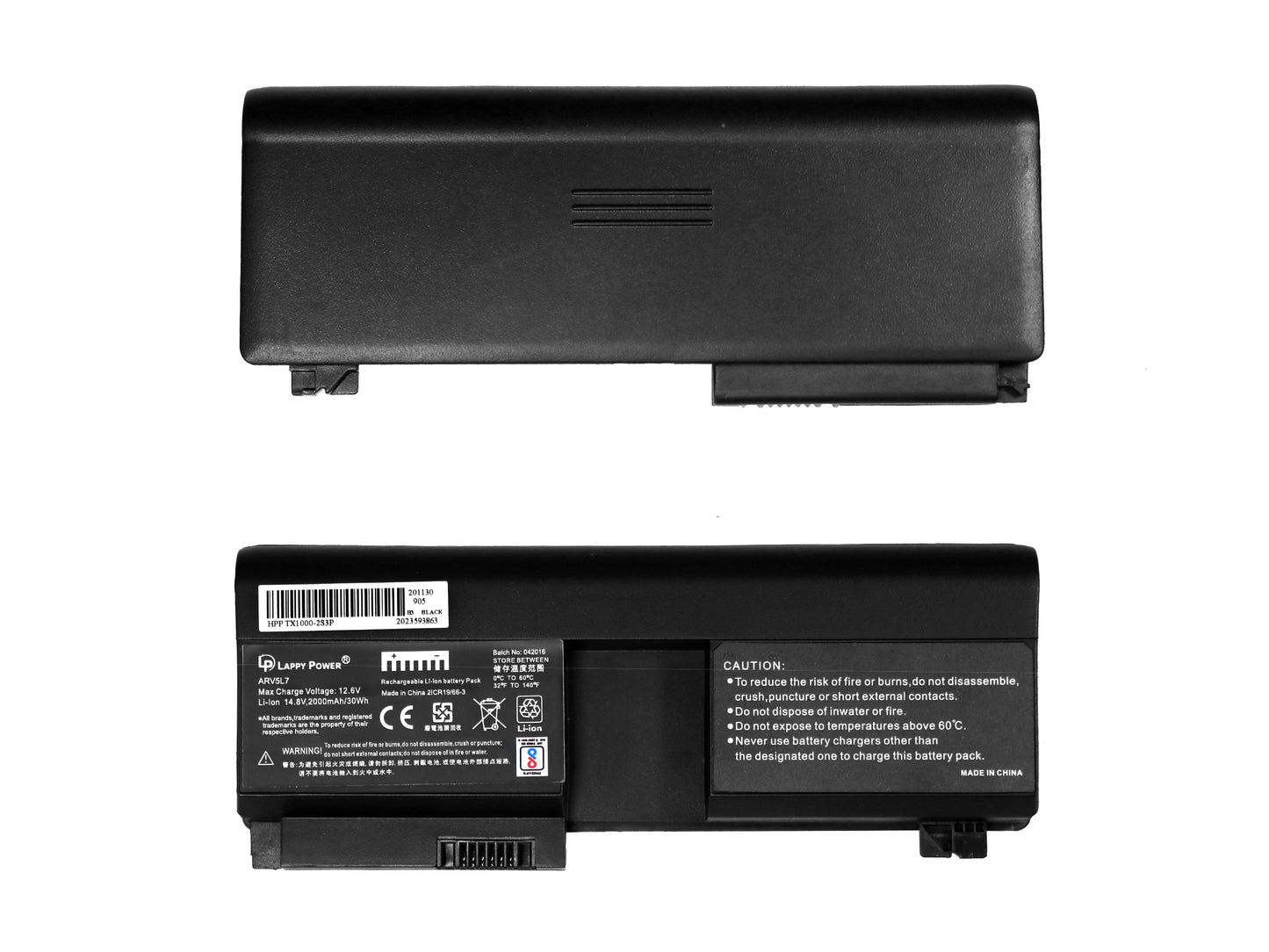 Laptop Battery compatible for HP TX 1000 - 6 CELL