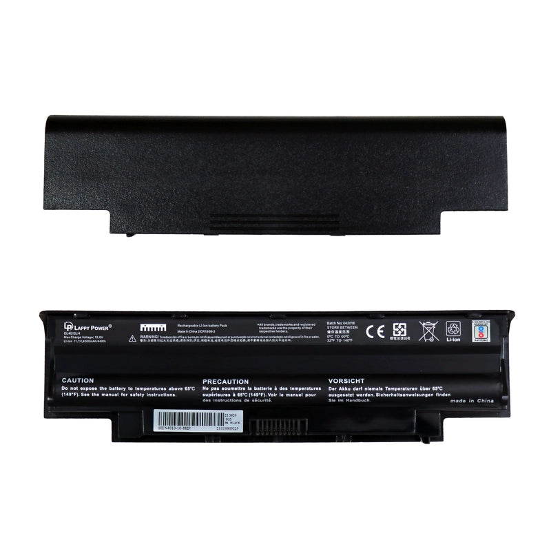 LappyPower Compatible Battery for Dell 14R / 15R / N4010 / N3010 - Inspiron 13R, 17R, N5010, J1KND Laptops (4000mAh, 6-Cell)