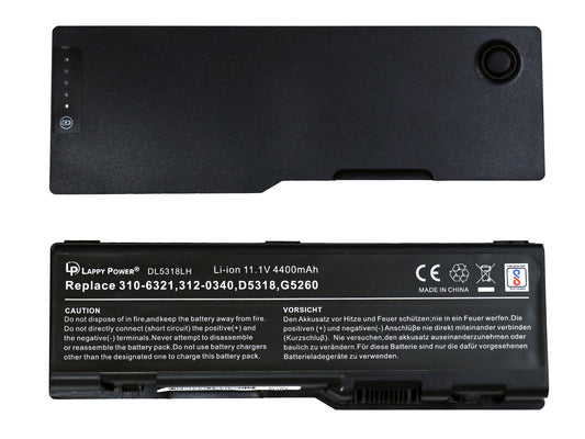 Laptop Battery compatible for DELL 6000,9200,9300
