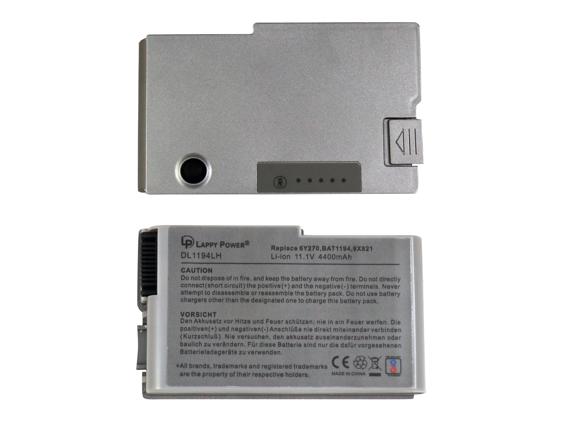 Laptop Battery compatible for Dell D500,D600