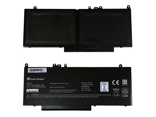 Laptop Battery compatible for DELL 6MT4T / E5470