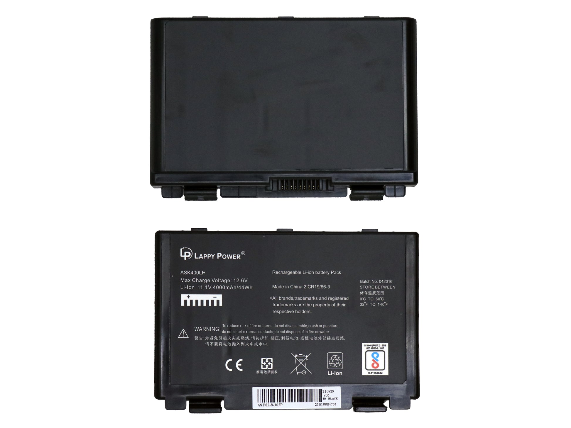 Laptop Battery compatible for ASUS A 32 - F 82 BLACK / K 40