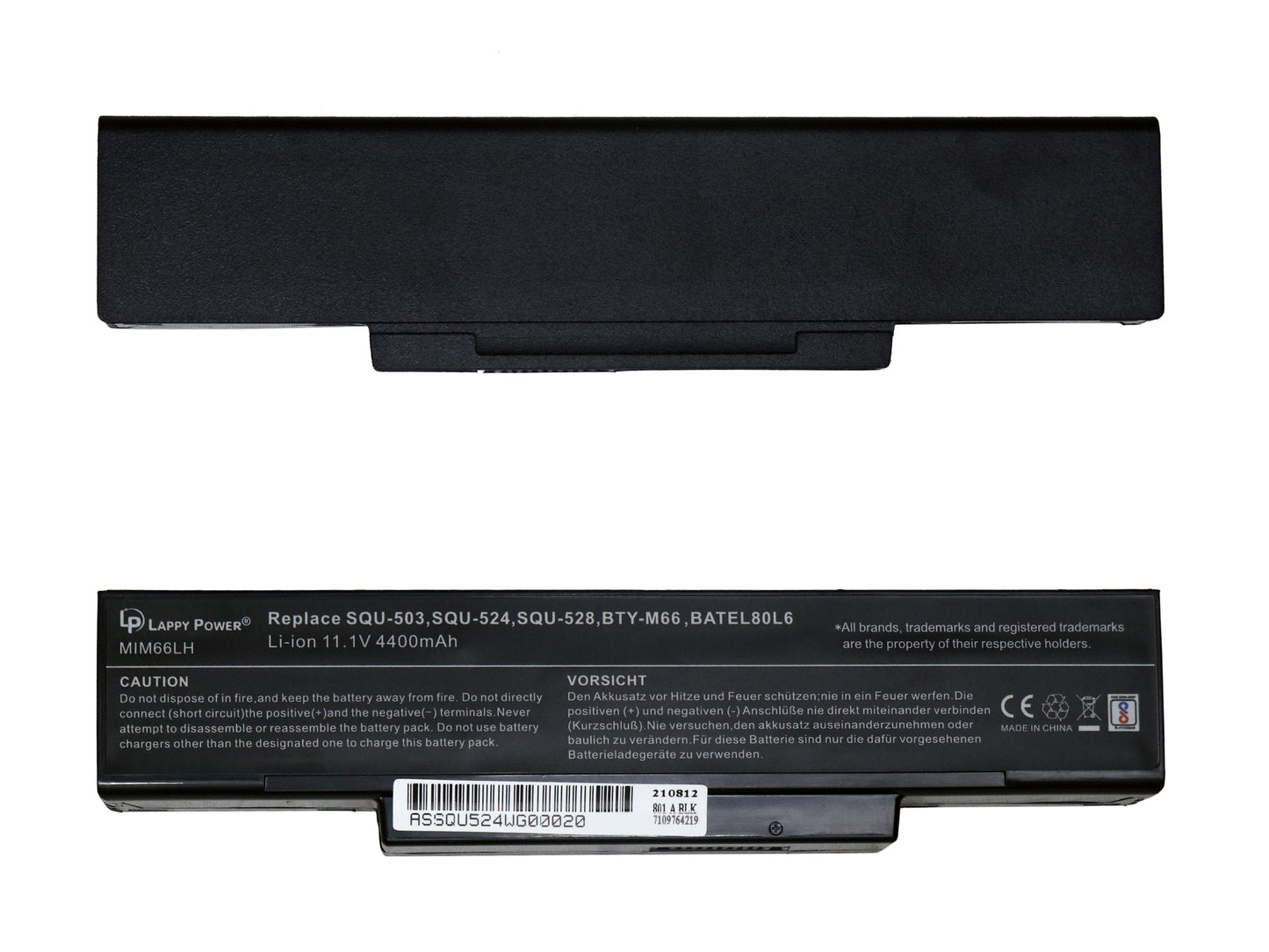 Laptop Battery compatible for HCL SQU 524