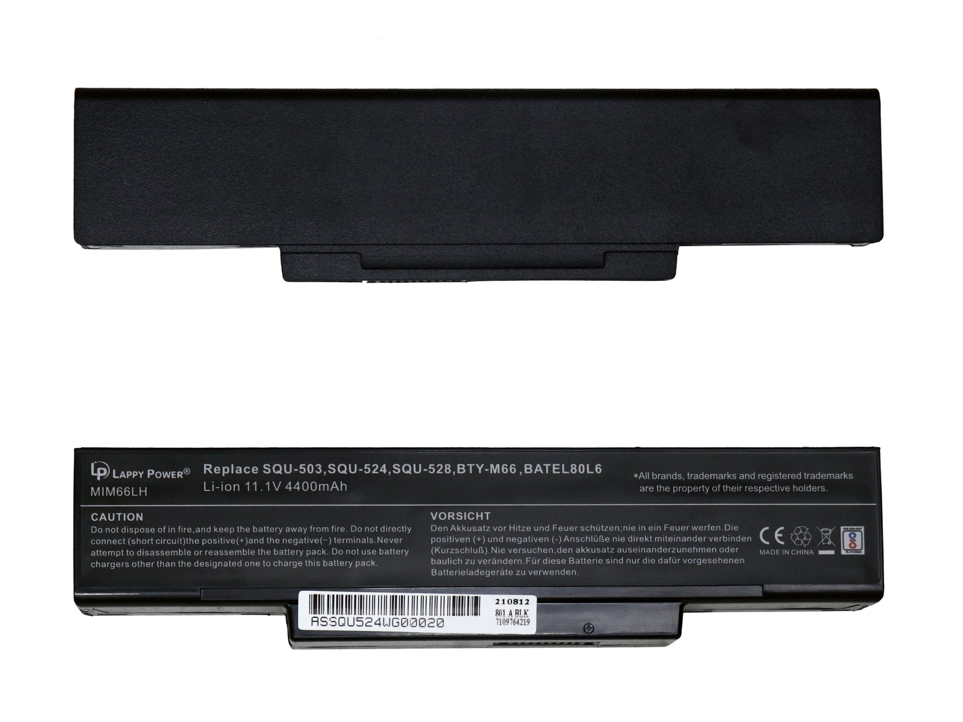 Laptop Battery compatible for HCL SQU 524