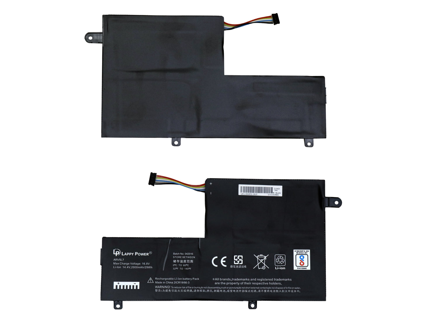 Laptop Battery compatible for LENOVO YOGA 500-15ISK/ U41-70/ L15M2PB1 - L14M2P21 L14S2P21