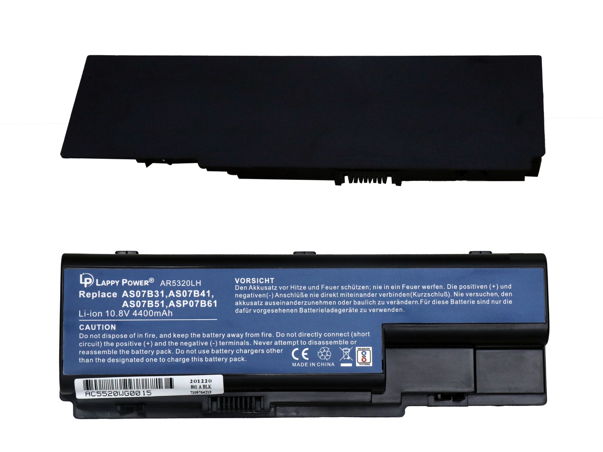 Laptop Battery compatible for ACER ASPIRE 5520 5920 5920G