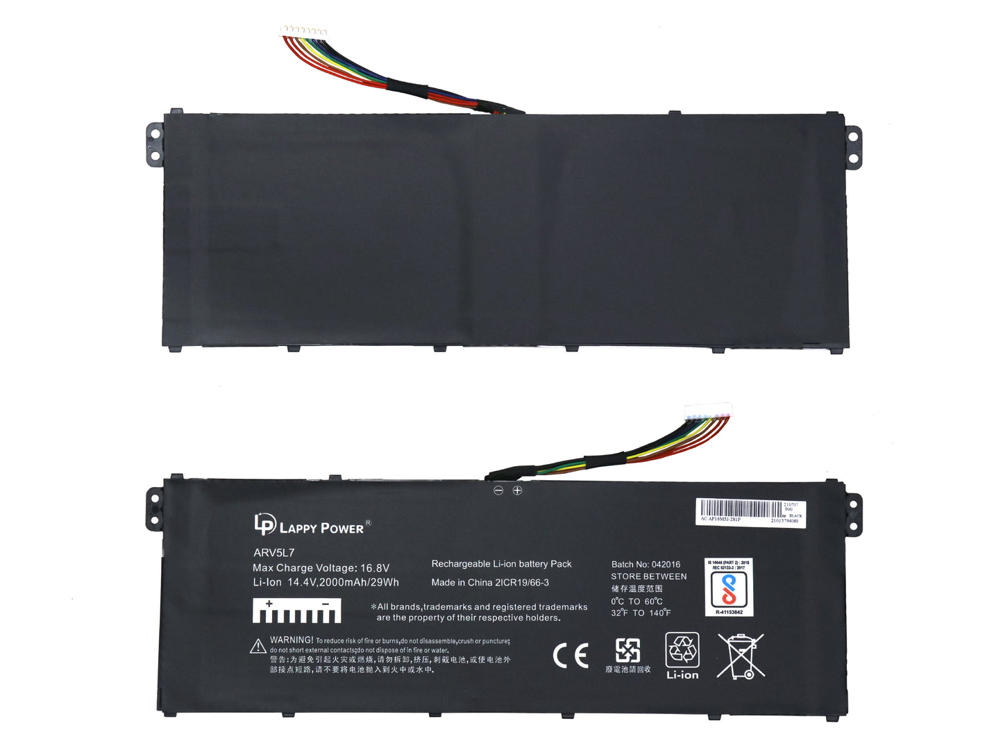 Laptop Battery compatible for ACER AC AP16M5J-2S1P