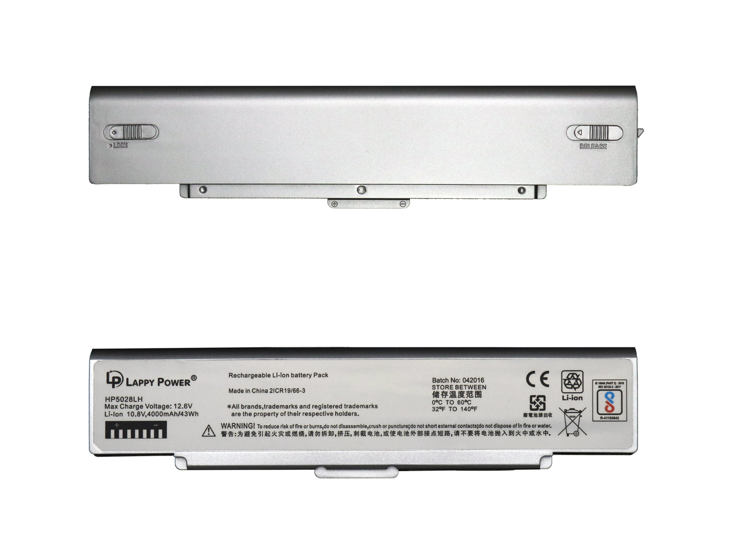 Laptop Battery compatible for SONY BPS9 SILVER