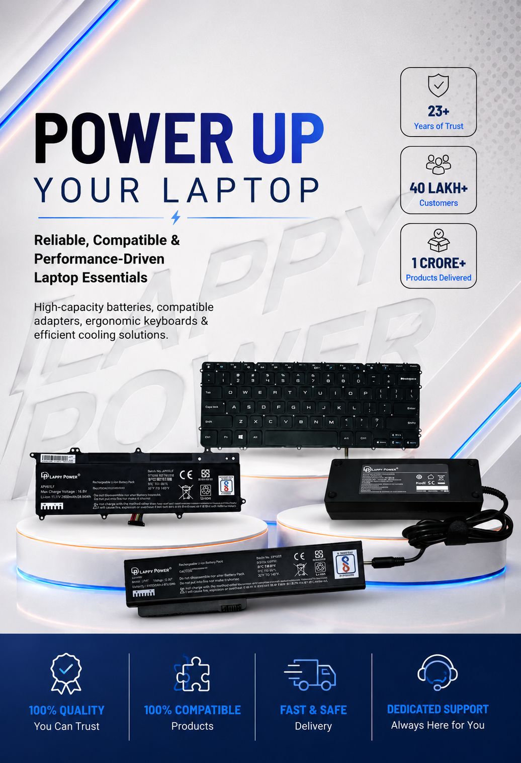 Lappy power battery for all model