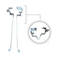 LappyPower LCD Screen Hinge Set for HP Pavilion G4 G4-1000 G4-1100 G4-1200 G4-1300 (Left & Right)