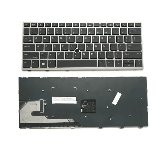 LappyPower Laptop Keyboard compatible for HP EliteBook 830 G5, L15500-001, 836 G5, 735 G5, 730 G5 (with Trackpoint without Backlight)