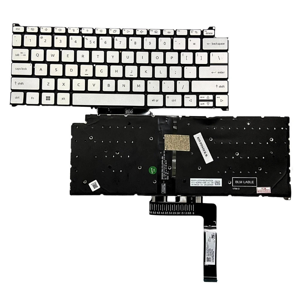 LappyPower Laptop Keyboard compatible for Acer Swift SF314-512 SF314-512T SF314-71 N21H3 N21C2 Silver with Backlight