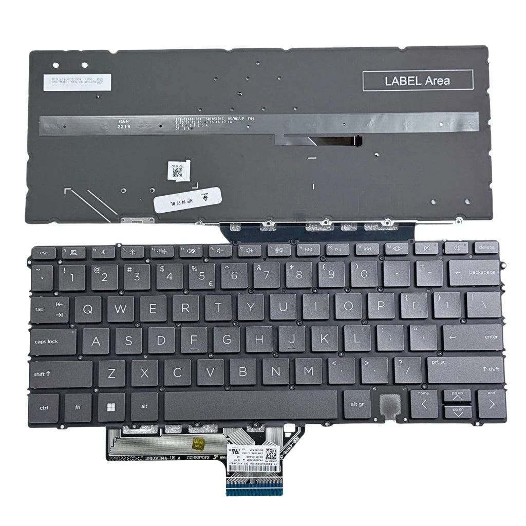 LappyPower Laptop Keyboard compatible for HP Spectre X360 14-EF With Backlight