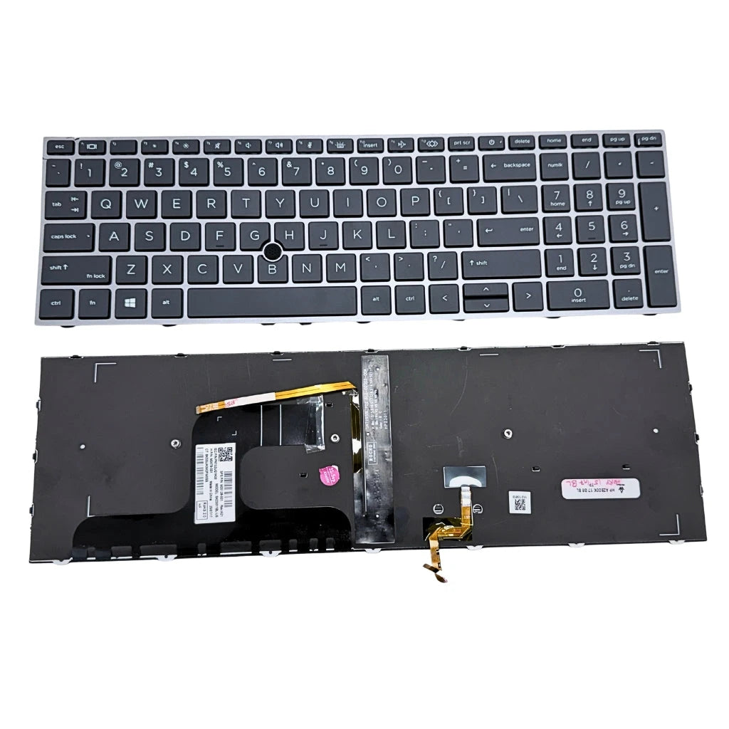 LappyPower Laptop Keyboard compatible for HP ZBook Fury 17 G7 G8 with Backlight and Trackpad