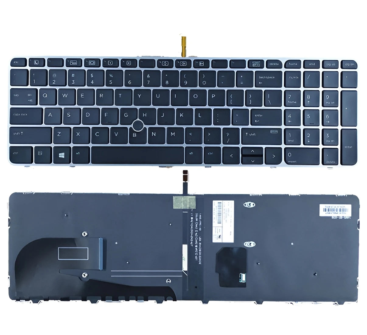 LappyPower Laptop Keyboard compatible for HP EliteBook 755 G3/G4, 850 G3/G4, ZBOOK 15u G3/G4 Series (With Trackball and Backlight)