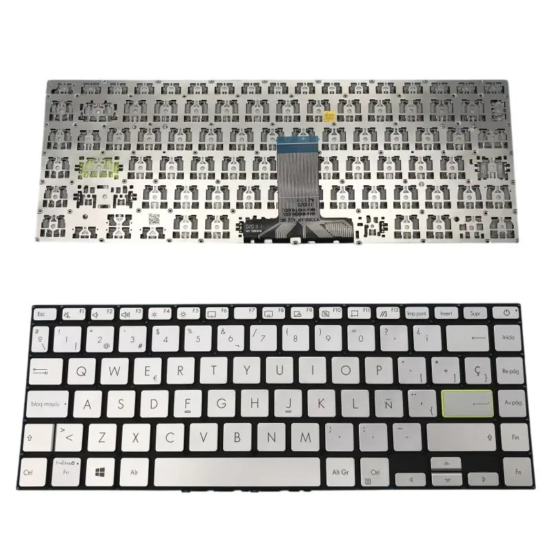 Keyboard for Asus E410 / X413 Silver without Backlit
