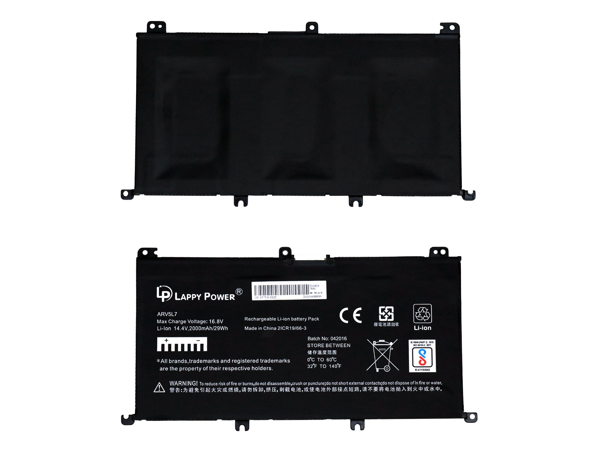 Laptop Battery compatible for DELL 357F9 FOR DELL 15 7000 7559 7557 7567 7566 7759