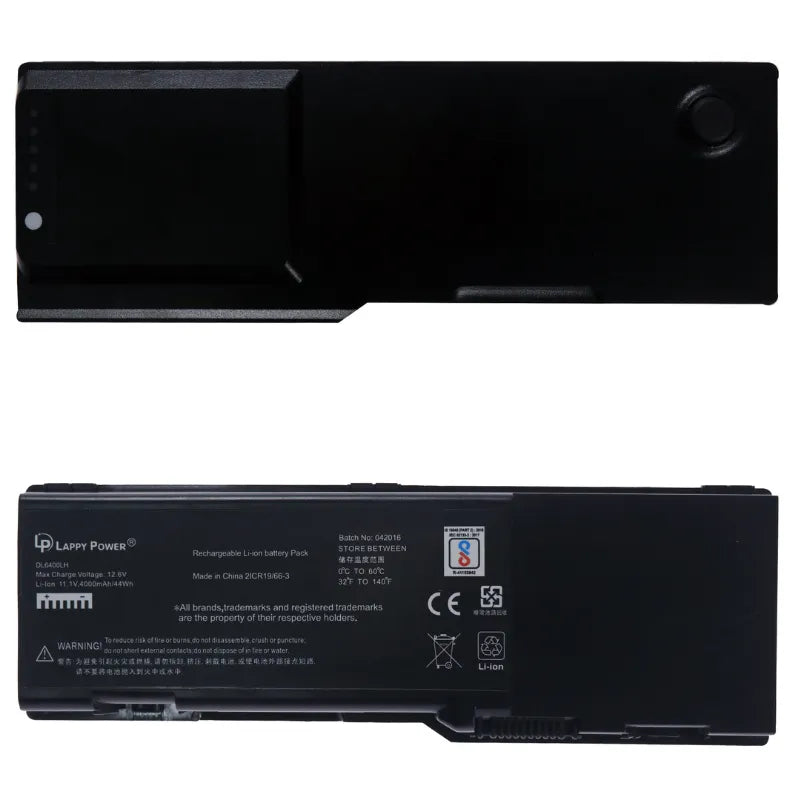 LappyPower Compatible Battery for Dell Inspiron 1501 / 6400 / E1505 - Latitude 131L Laptops (6600mAh, 9-Cell)