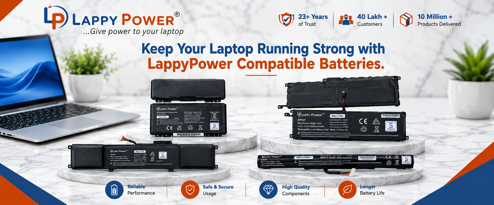 Lappy power battery for all model
