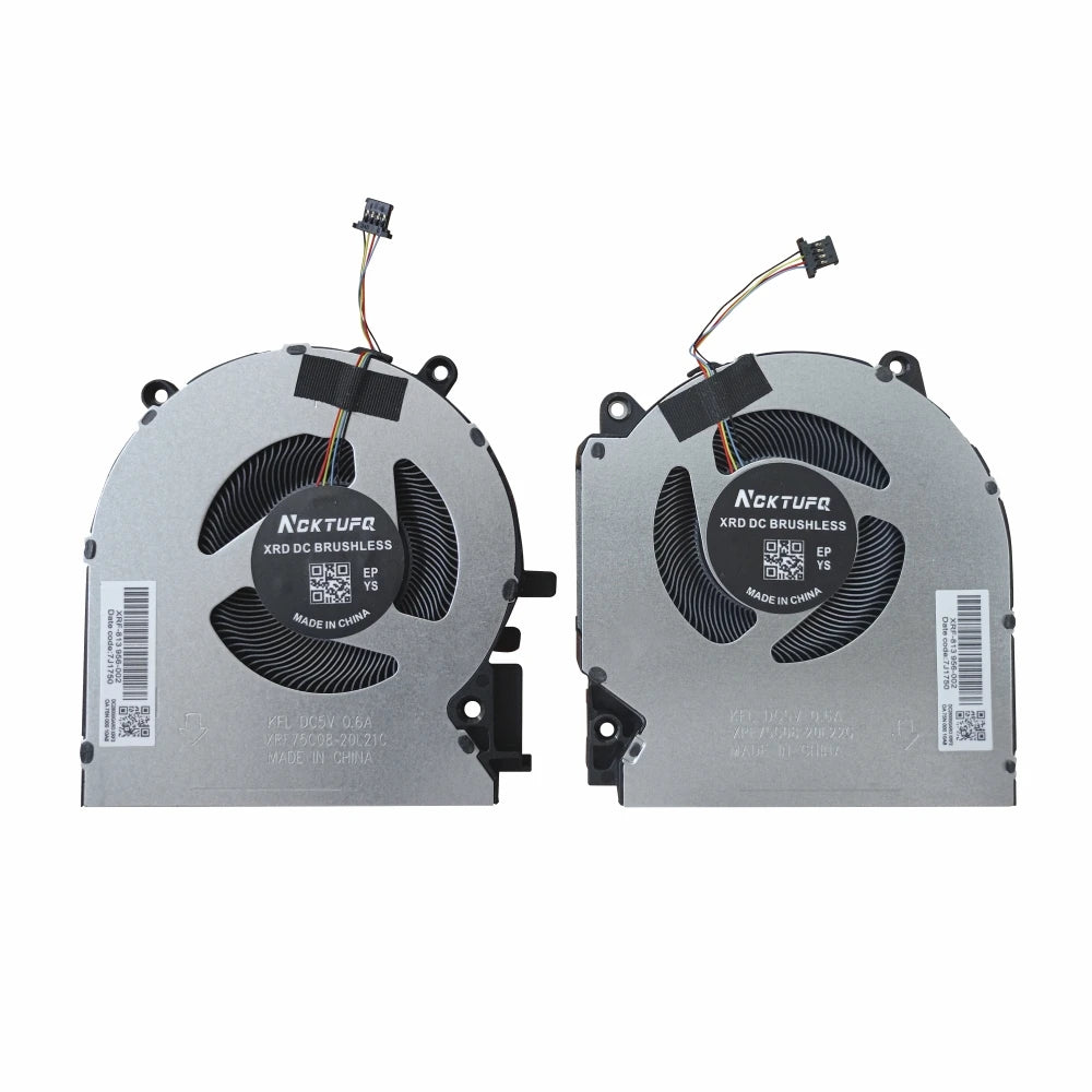 LappyPower Laptop CPU GPU Cooling Fan for HP Victus 16D 16E 60W pair (4 Pin)