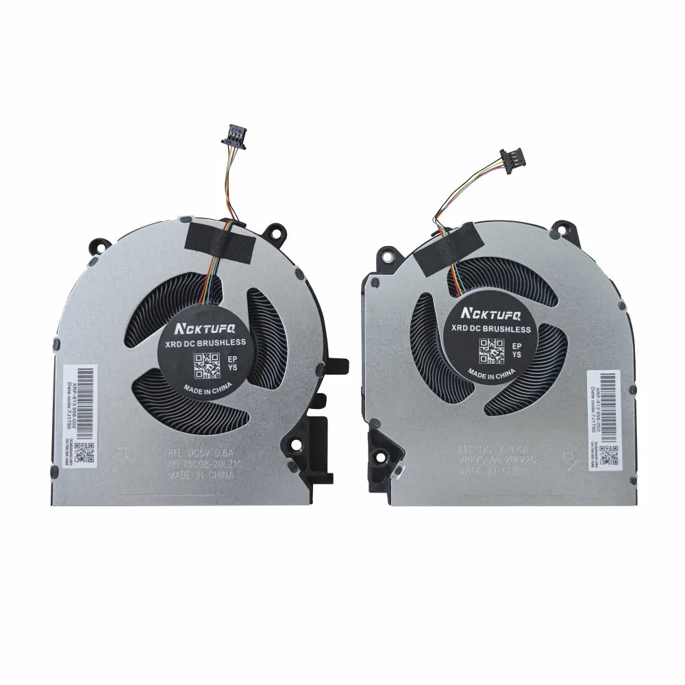 LappyPower Laptop CPU GPU Cooling Fan for HP Victus 16D 16-D 16E 16-E 80W Pair Series (4 Pin)