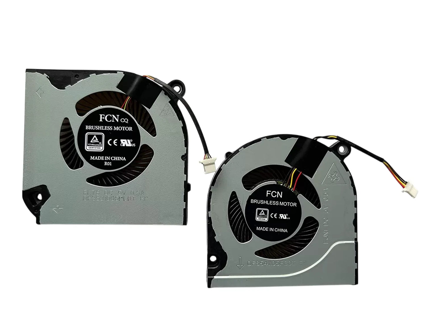 LappyPower Laptop CPU GPU Cooling Fan for Acer Nitro AN517-51 / AN715-51 Pair (4 Pin)