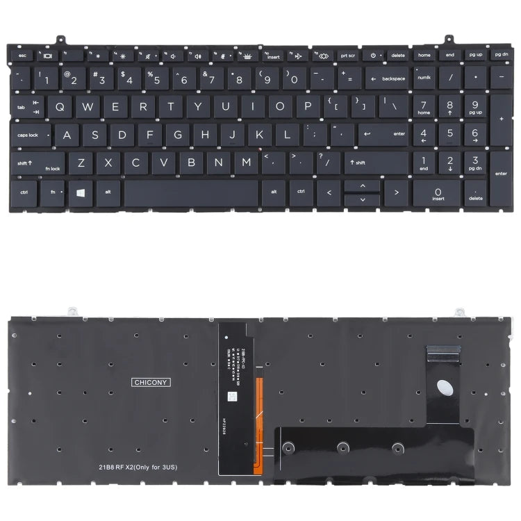 LappyPower Laptop Keyboard compatible for HP ProBook 450 G9 455 G9 455R G9 HSN-Q34C-4 Black with backlight