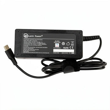 LappyPower Universal Laptop Adapter compatible for All Brands (65W 3.25A 5-20V) - Type-C Pin