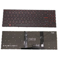 LappyPower Laptop Keyboard for MSI GF66 GF76 GL66 GL76 Black with Red Backlit