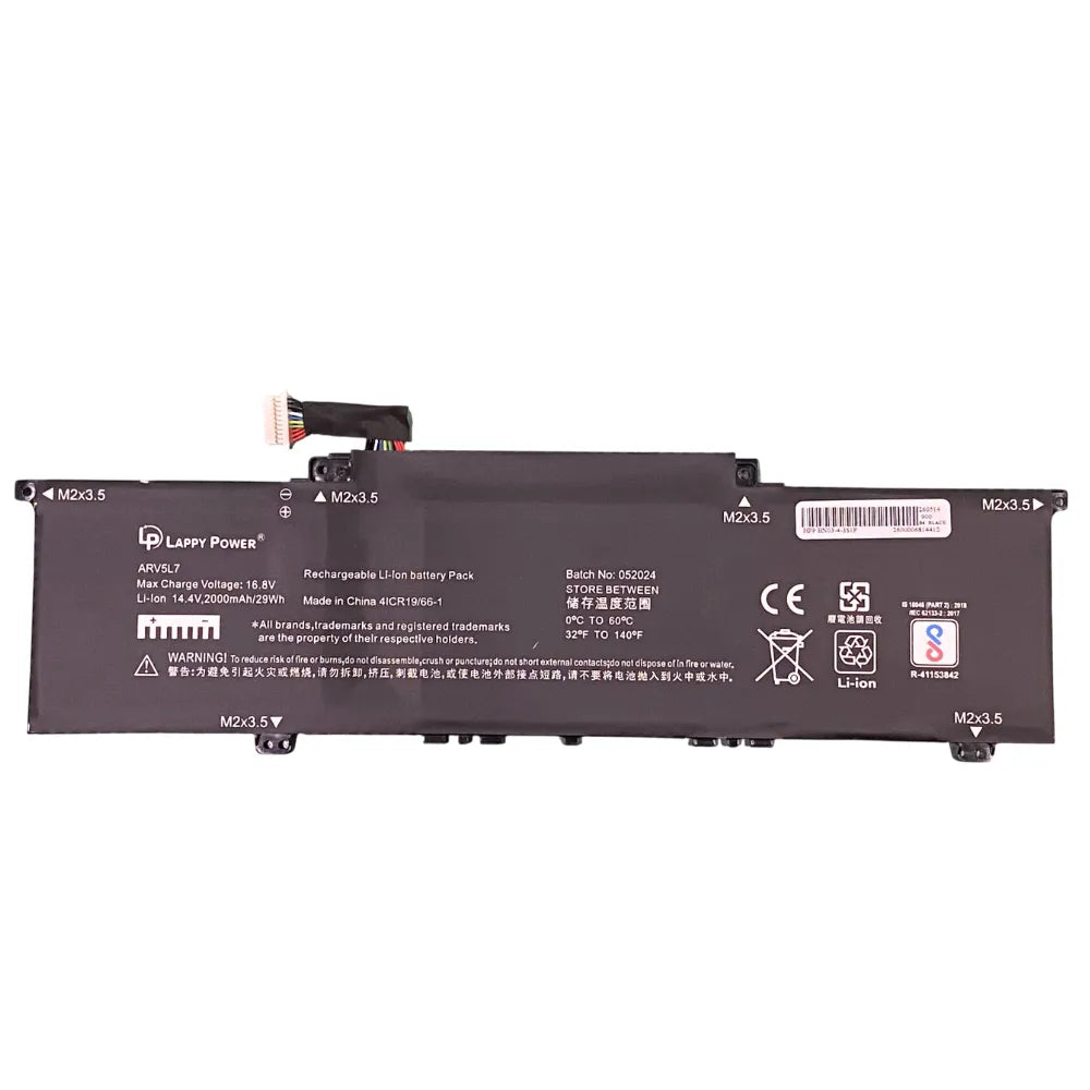 LappyPower Compatible Battery for HP BN03XL - HP Envy X360 13-AY0074AU, 15-ED1005UR Laptops (4100mAh, 3-Cell)