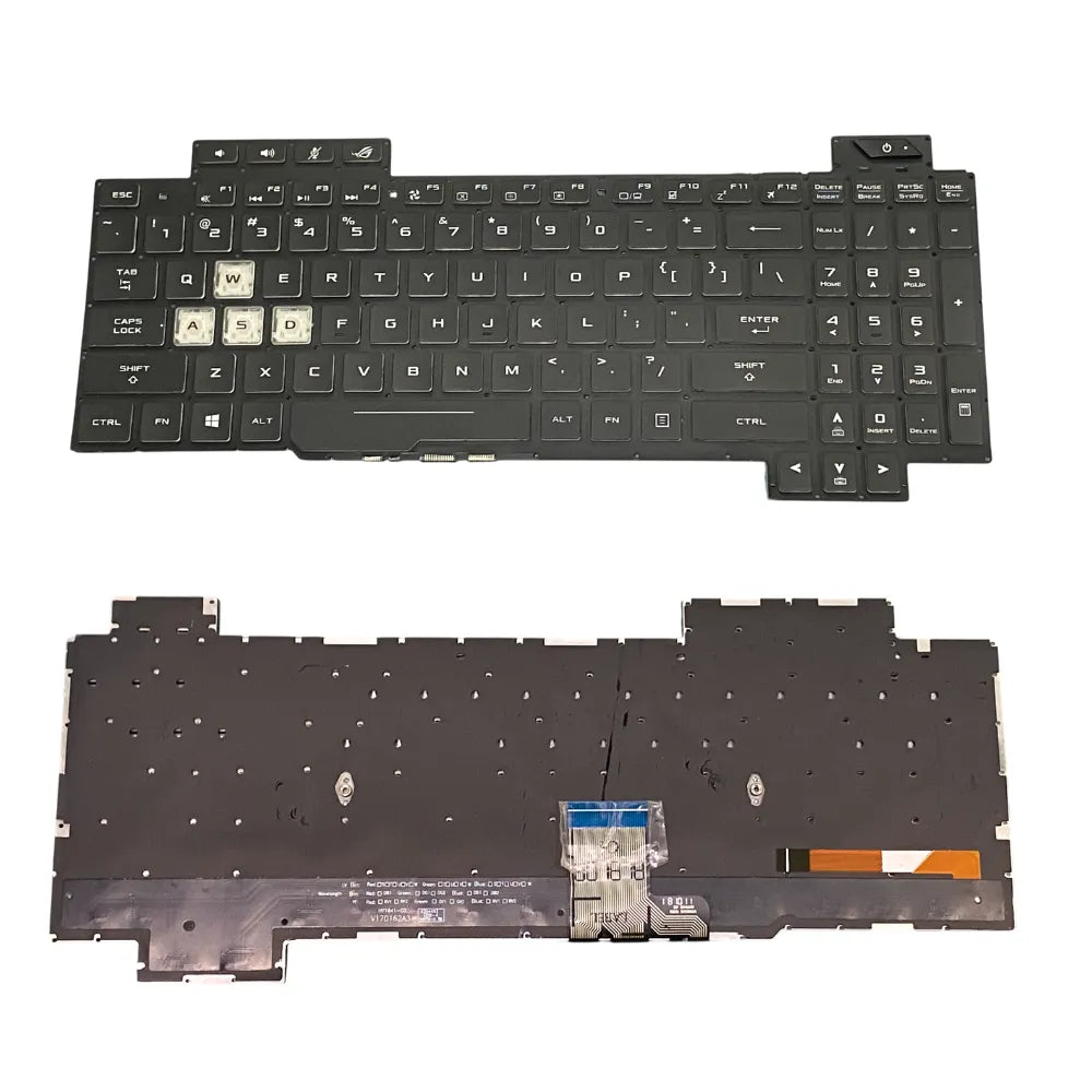 LappyPower Laptop Keyboard for Asus ROG Strix GL504 GL504V Series Black with RGB Backlit