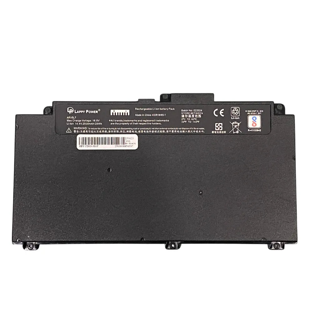 LappyPower Compatible Battery for HP CD03XL - HP ProBook 645 G4 Laptop (4200mAh, 3-Cell)