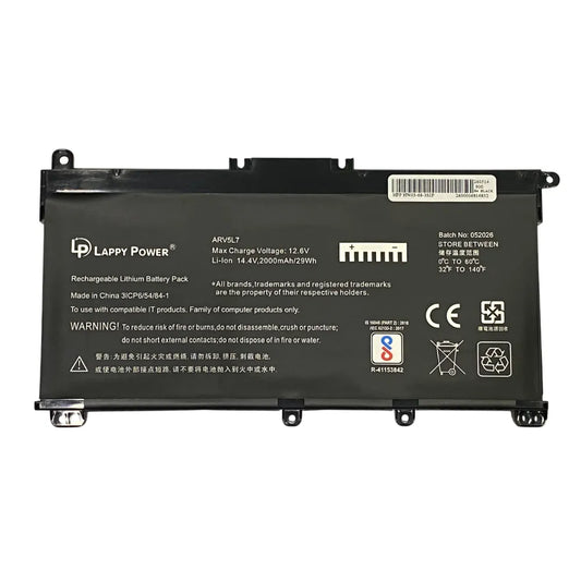 LappyPower Compatible Battery for HP HW03XL, HSTNN-DB9Y, HSTNN-IB90 - HP Pavilion 15-EG, Pavilion 15-EH, 17-CN, 17-CP Series Laptops (4150mAh, 3-Cell)