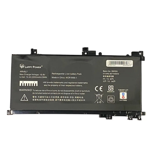 LappyPower Compatible Battery for HP TE03XL - HP Omen 15-AX000NA, Pavilion 15-BC000NE Series Laptops (3000mAh, 3-Cell)