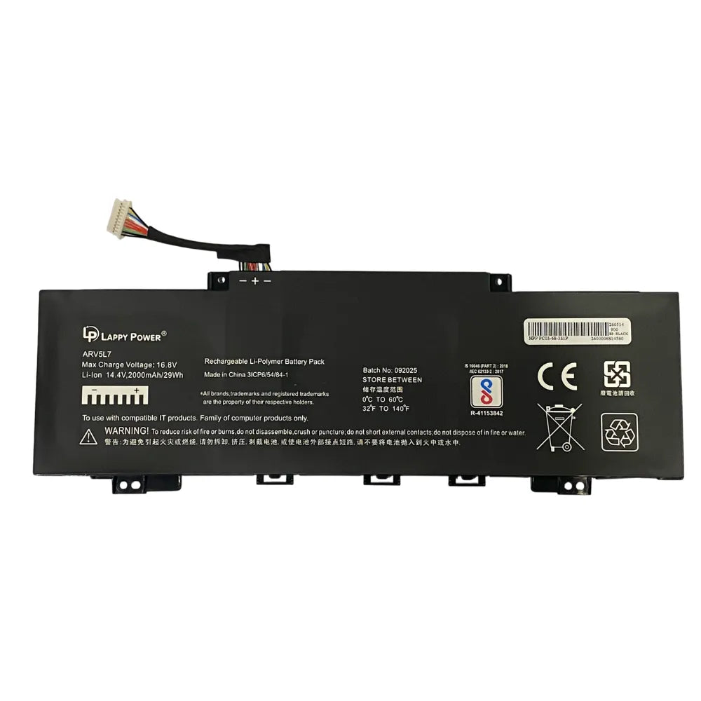 LappyPower Compatible Battery for HP PC03XL